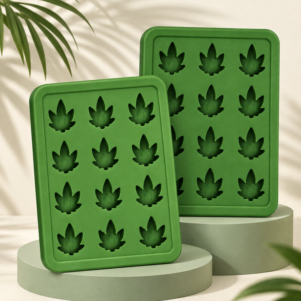 CannaButter Leaf-Shaped Gummy Trays- 2pk