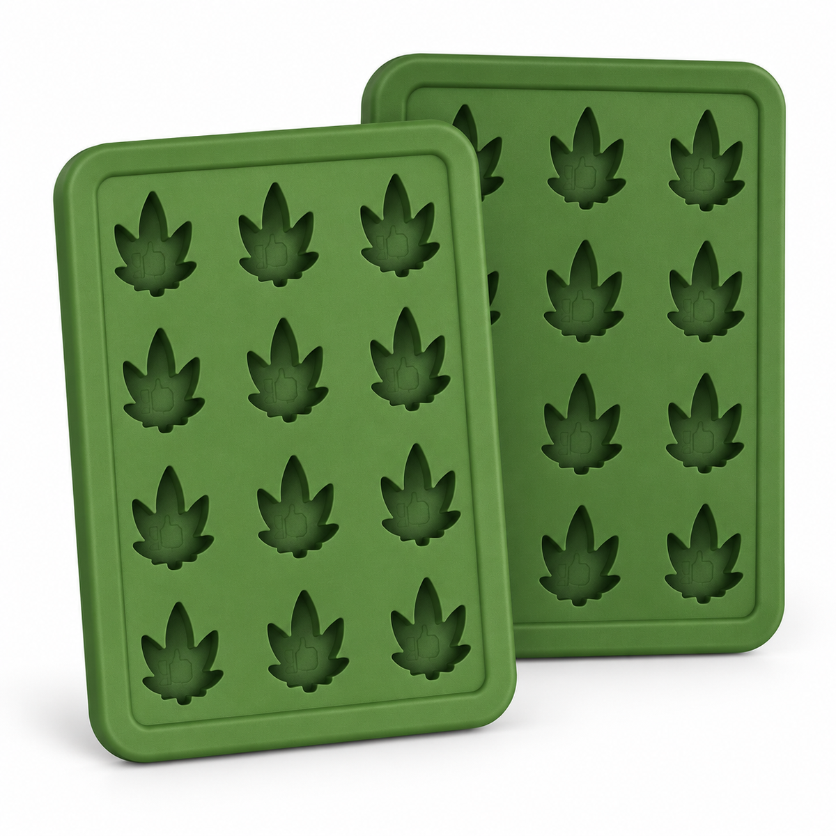CannaButter Leaf-Shaped Gummy Trays- 2pk