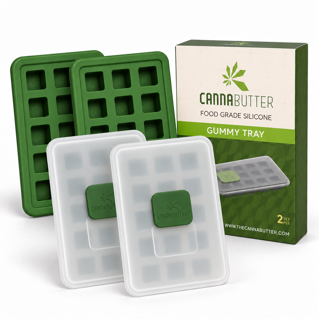 CannaButter Square Gummy Trays– 2pk