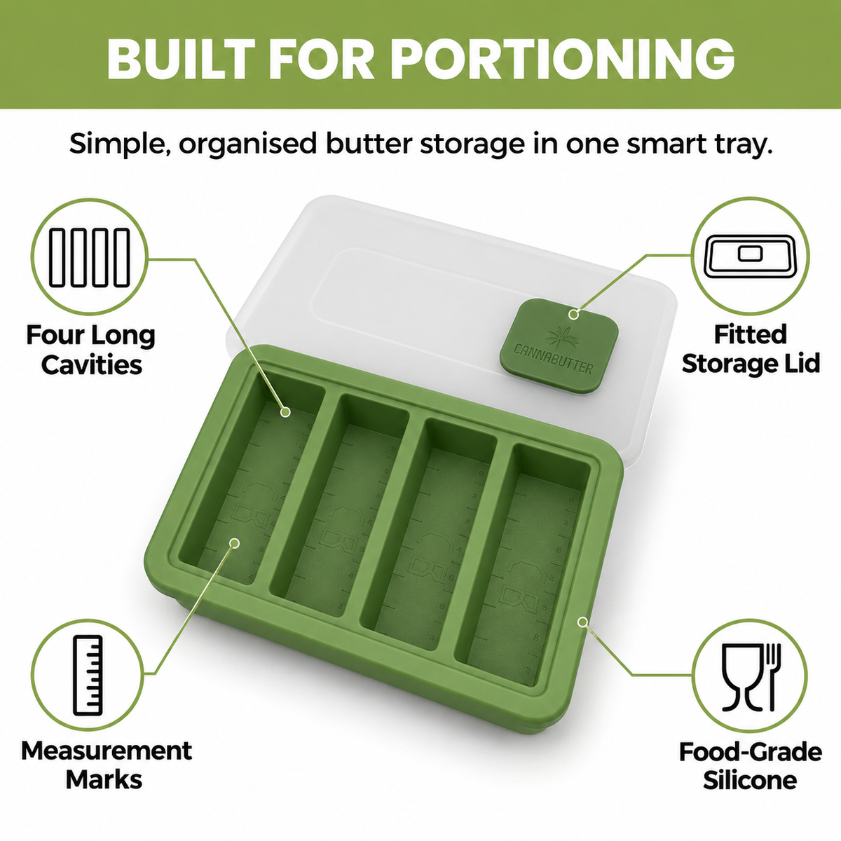 CannaButter Silicone Butter Tray